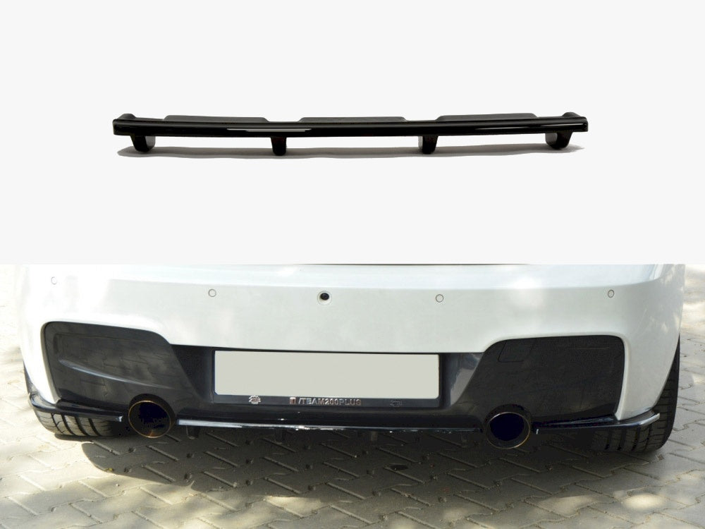 Central Rear Splitter (Vertical Bars) BMW 1 F20 / F21