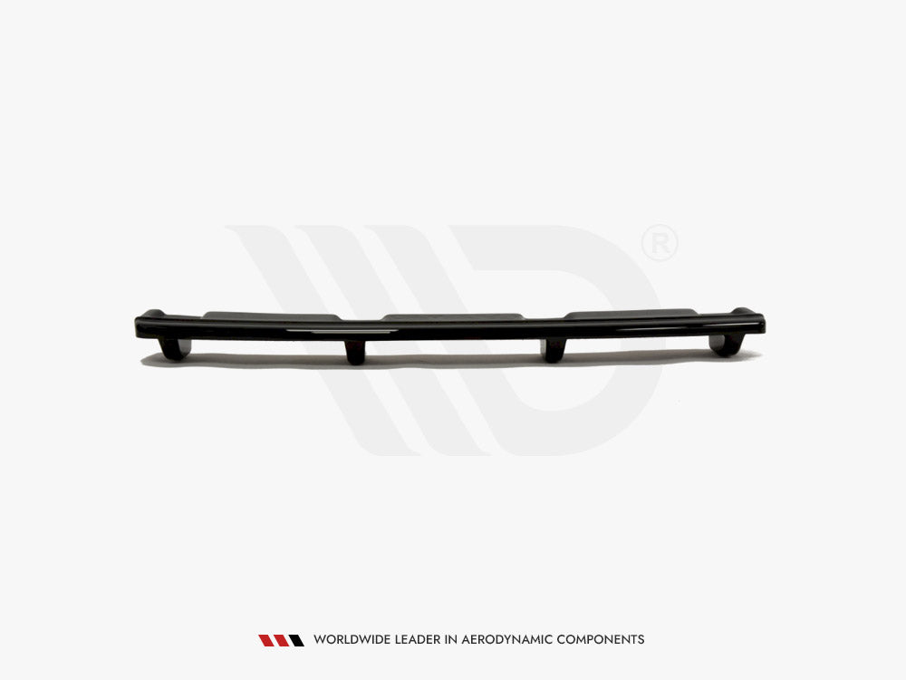 Central Rear Splitter (Vertical Bars) BMW 1 F20 / F21 - Carbon Look