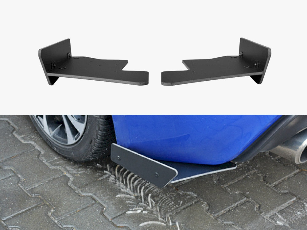 Racing Rear Side Splitters Subaru BRZ Mk1 / Mk1 Facelift