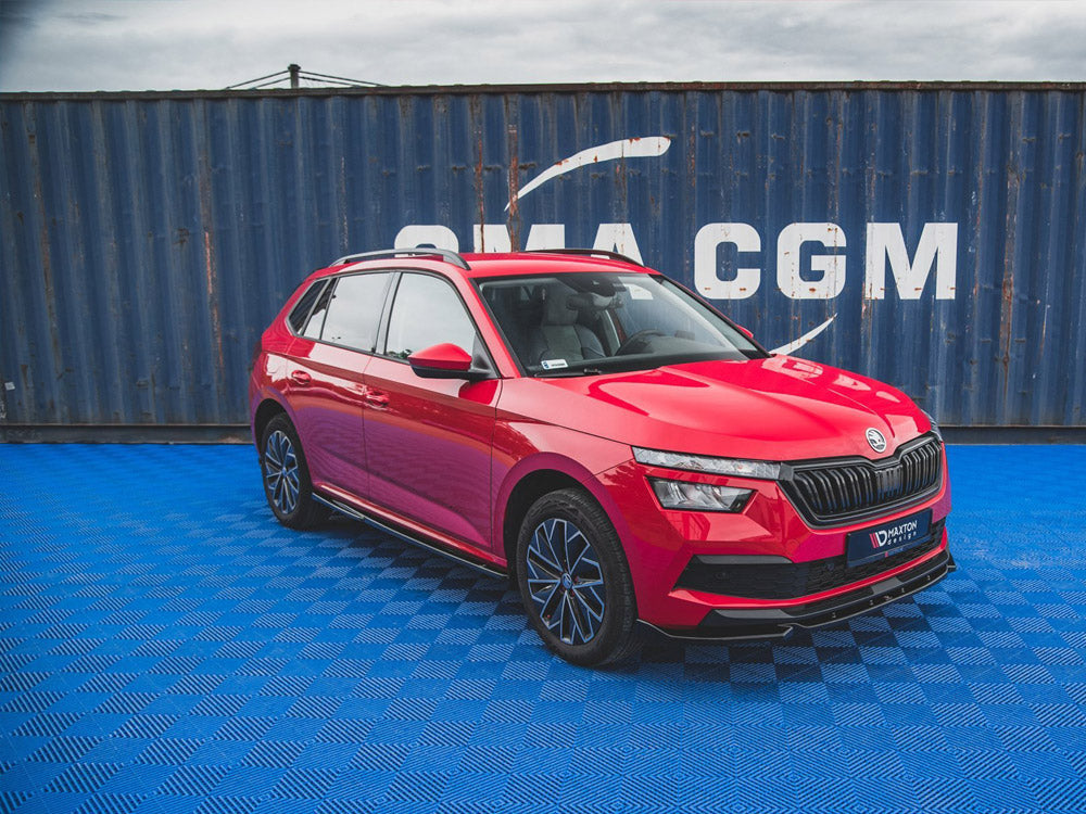 Front Splitter V1 Skoda Kamiq (2019-) - Carbon Look