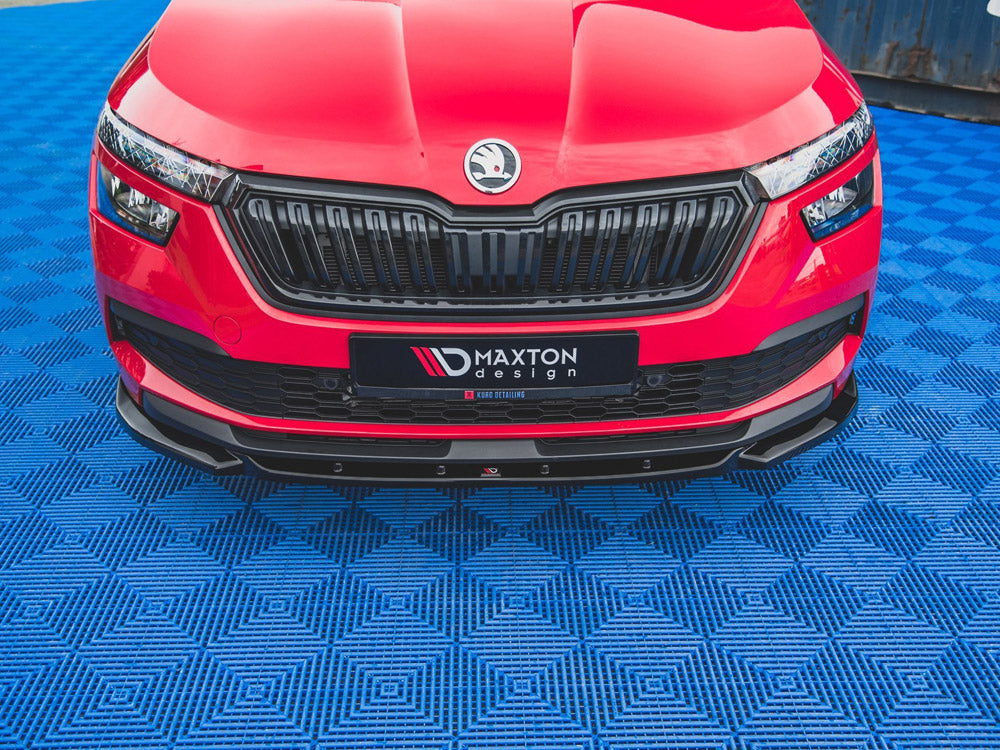 Front Splitter V1 Skoda Kamiq (2019-) - Carbon Look