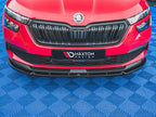 Front Splitter V2 Skoda Kamiq (2019-) - Carbon Look