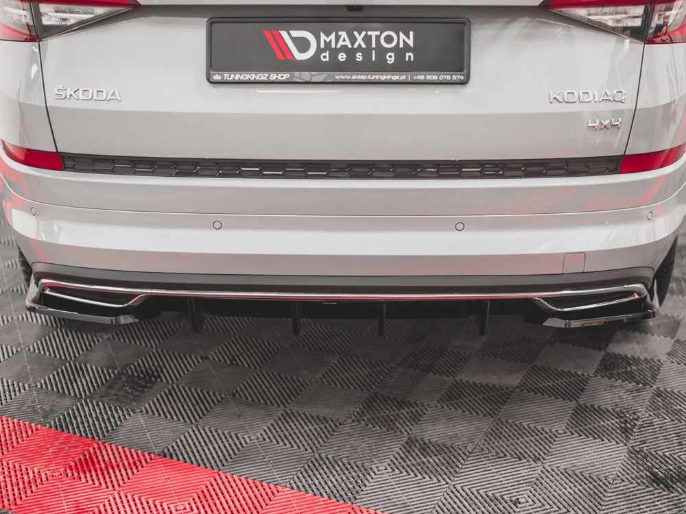 Rear Valance Skoda Kodiaq Mk1 Sportline - Carbon Look