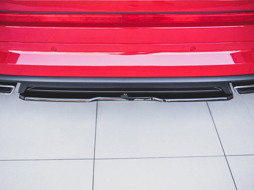 Central Rear Splitter Skoda Kodiaq RS - Textured
