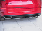 Central Rear Splitter Skoda Kodiaq RS - Carbon Look
