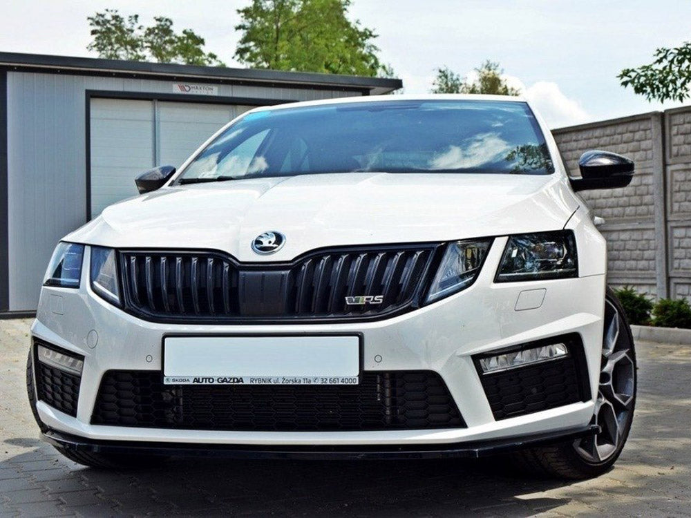 Front Splitter V.1 Skoda Octavia MK3 VRS (2013-2016) - Textured