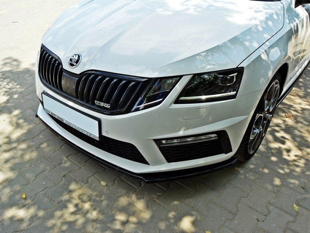 Front Splitter V.1 Skoda Octavia MK3 VRS (2013-2016) - Textured