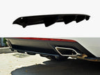 Central Rear Splitter Skoda Octavia VRS MK3/ MK3.5 Hatchback/ Estate - Carbon Look