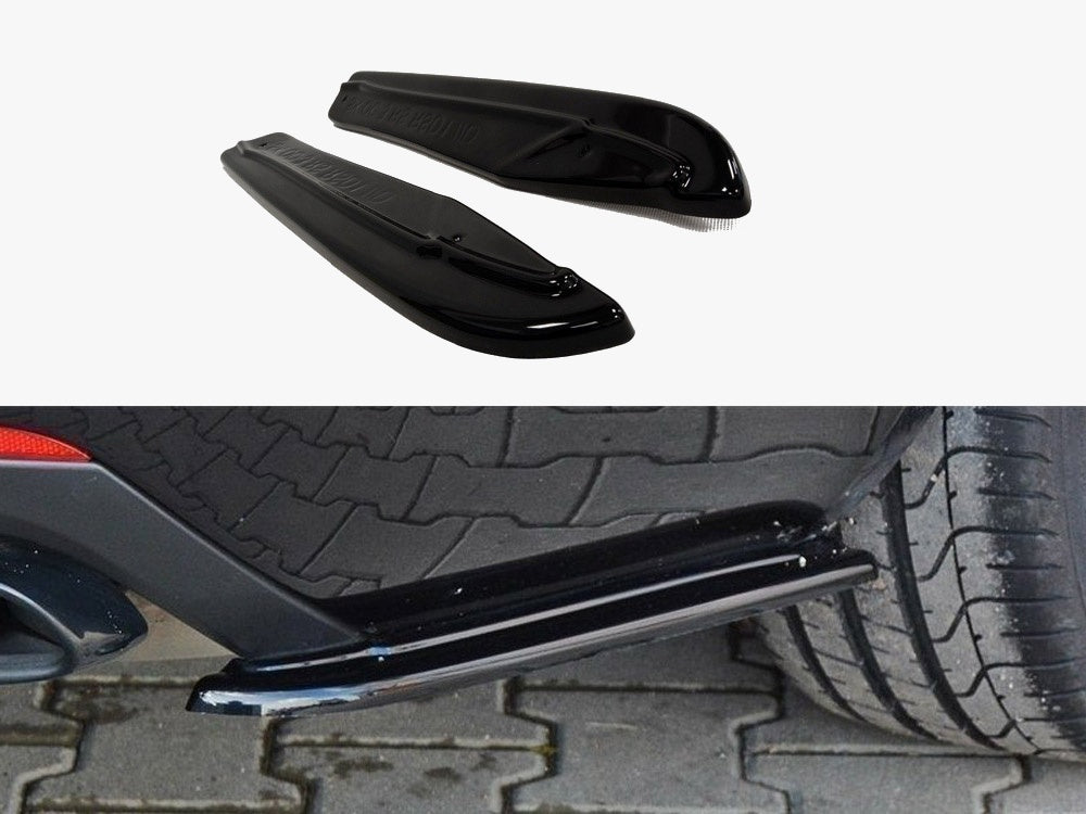 Rear Side Splitters Skoda Octavia MK3 VRS/ MK3.5 VRS Hatchback/estate (2013-2019) - Carbon Look
