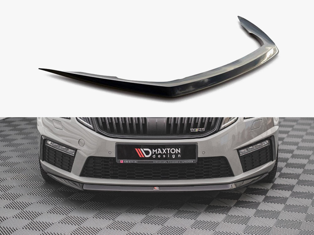 Front Splitter V.1 Skoda Octavia RS MK3 Facelift (2016-2019)