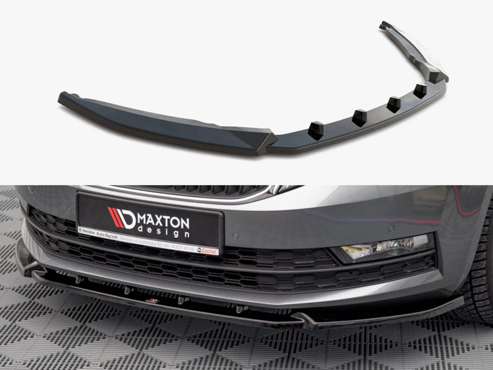 Front Splitter V.1 Skoda Octavia MK3 Facelift (2016-2020)