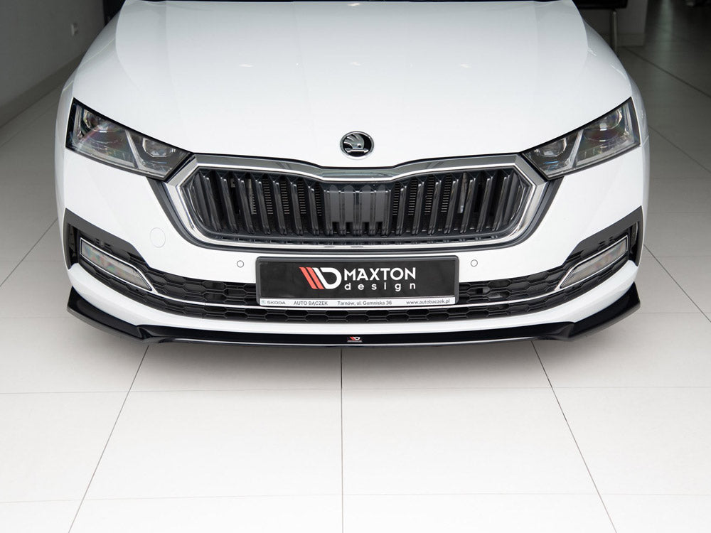 Front Splitter V2 Skoda Octavia MK4 (2019-) - Carbon Look