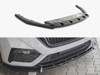 Front Splitter V.1 Skoda Octavia RS Mk4 (2020-) - Carbon Look