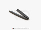 Rear Side Splitters V1 Skoda Octavia RS MK4 (2020-) - Carbon Look