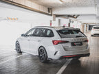 Rear Side Splitters V.2 + Flaps Skoda Octavia RS Mk4