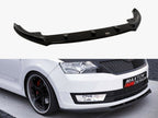 Front Splitter Skoda Rapid - Carbon Look