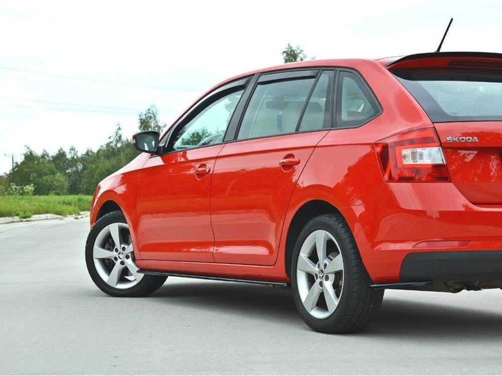 Side Skirts Diffusers Skoda Rapid  - Textured