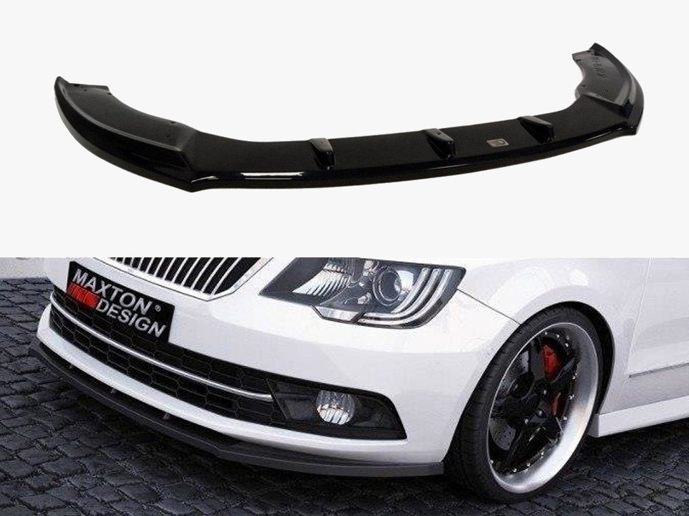 Front Splitter Skoda Superb II Facelift Model - Textured