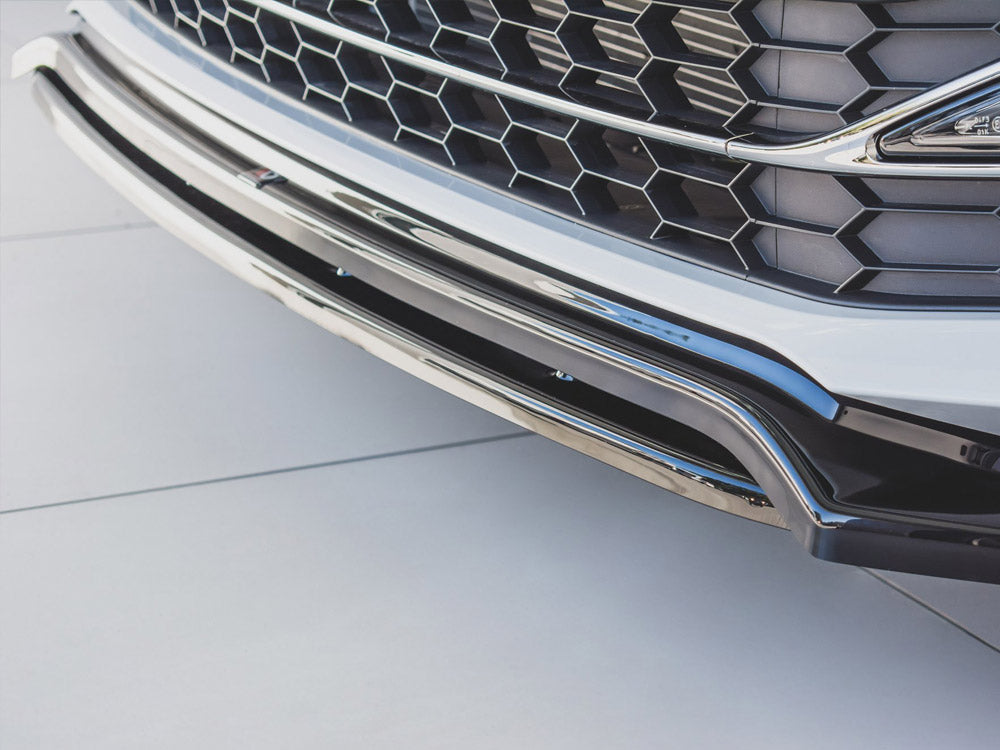 Front Splitter V.3 Skoda Superb Mk3 FL - Carbon Look