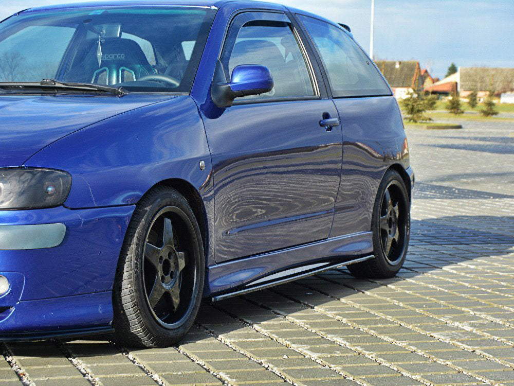 Side Skirts Splitters Seat Ibiza MK2 Cupra Facelift (1999-2002) - Textured