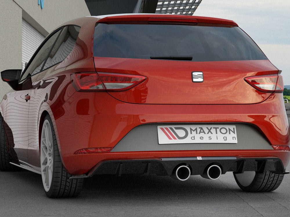 Rear Valance V.2 Seat Leon MK3 Cupra Facelift - Carbon Look