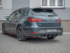 Rear Diffuser Seat Leon MK3 Cupra ST - Carbon Look