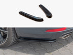 Rear Side Splitters V1 Seat Leon MK 3.5 Cupra ST (2017-) - Carbon Look