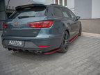 Rear Side Splitters V.4 Seat Leon Cupra Mk3 FL Sportstourer