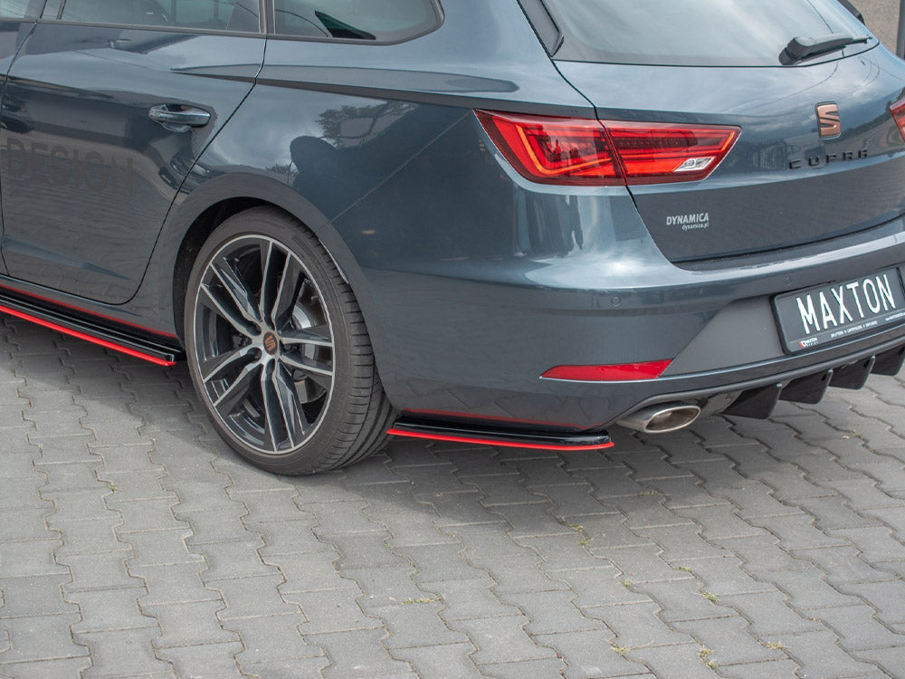 Rear Side Splitters V.4 Seat Leon Cupra Mk3 FL Sportstourer