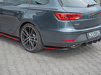 Rear Side Splitters V.4 Seat Leon Cupra Mk3 FL Sportstourer