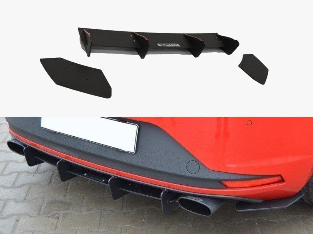 Seat Leon III Cupra Rear Diffuser &amp; Rear Side Splitters