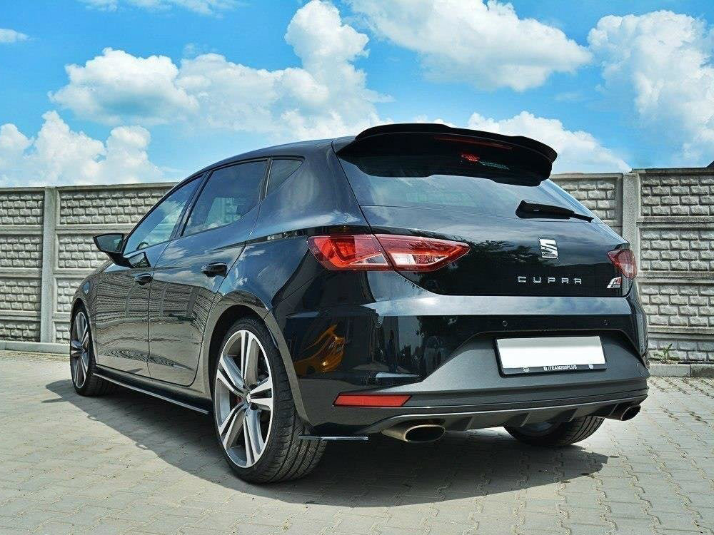 Rear Side Splitters Seat Leon III Cupra / FR - Textured