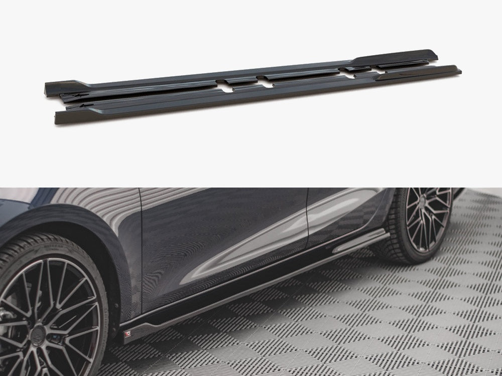 Side Skirts Diffusers V.2 Seat Leon FR ST / Hatchback Mk4 / Cupra Leon ST / Hatchback Mk1 / Mk1 Facelift