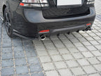 Rear Side Splitters SAAB 9-3 AERO MK2 Facelift (2007-2011) - Carbon Look