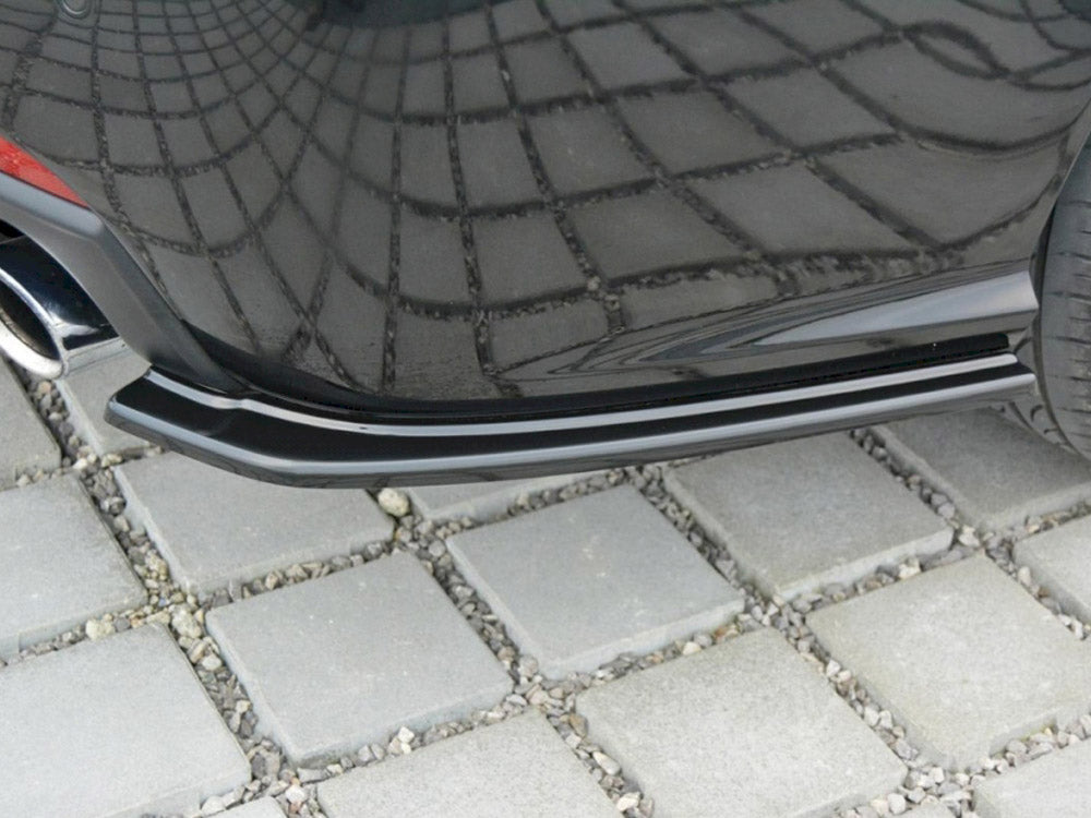 Rear Side Splitters SAAB 9-3 AERO MK2 Facelift (2007-2011) - Carbon Look