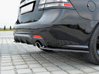 Rear Side Splitters SAAB 9-3 AERO MK2 Facelift (2007-2011) - Carbon Look