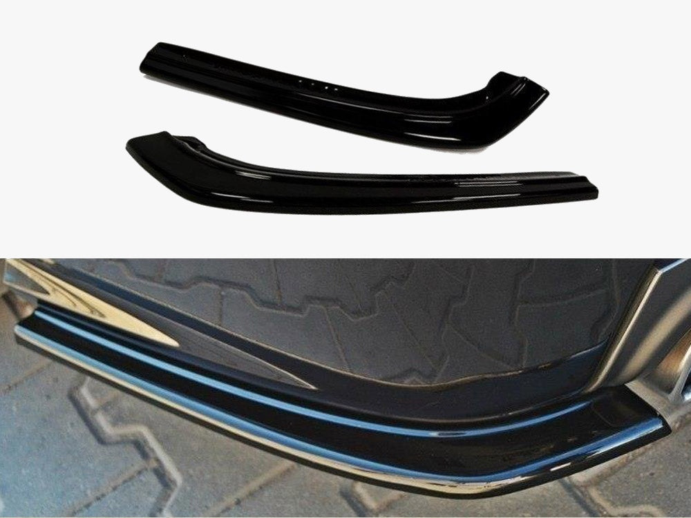 Rear Side Splitters SAAB 9-3 Turbo X (2007-2011) - Carbon Look