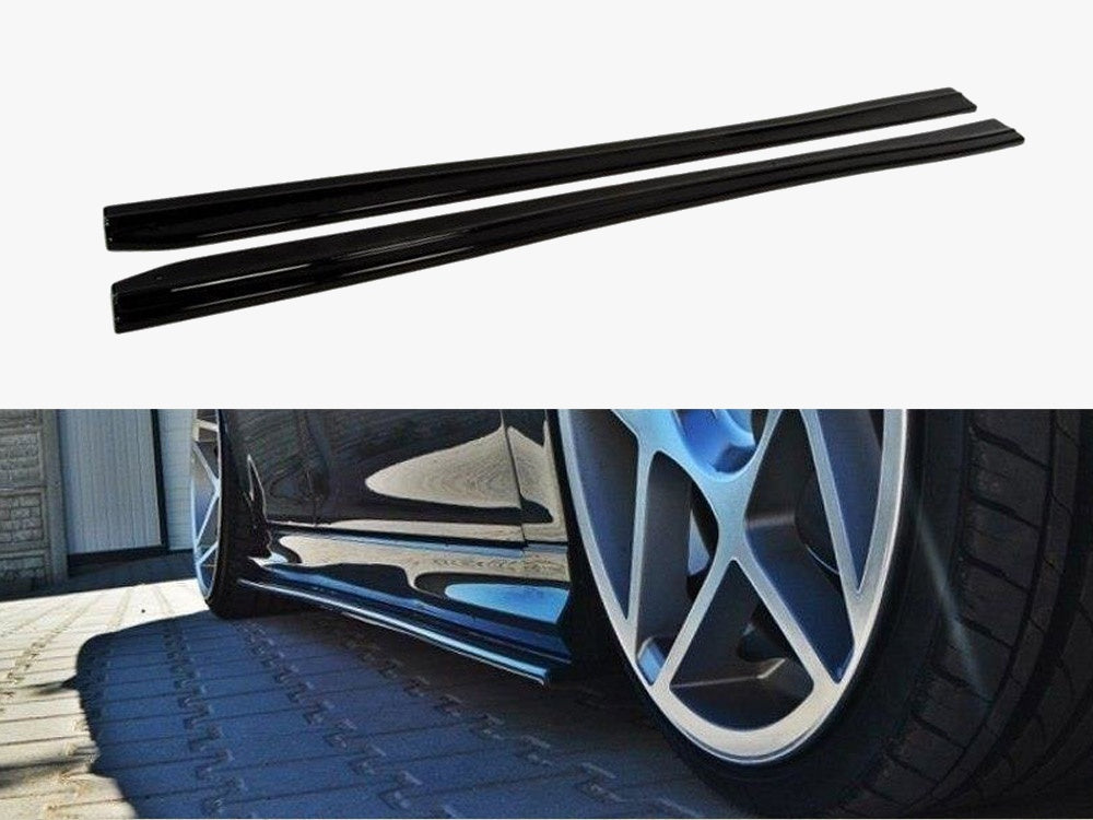 Side Skirts Diffusers SAAB 9-3 Turbo X / Aero Facelift - Carbon Look