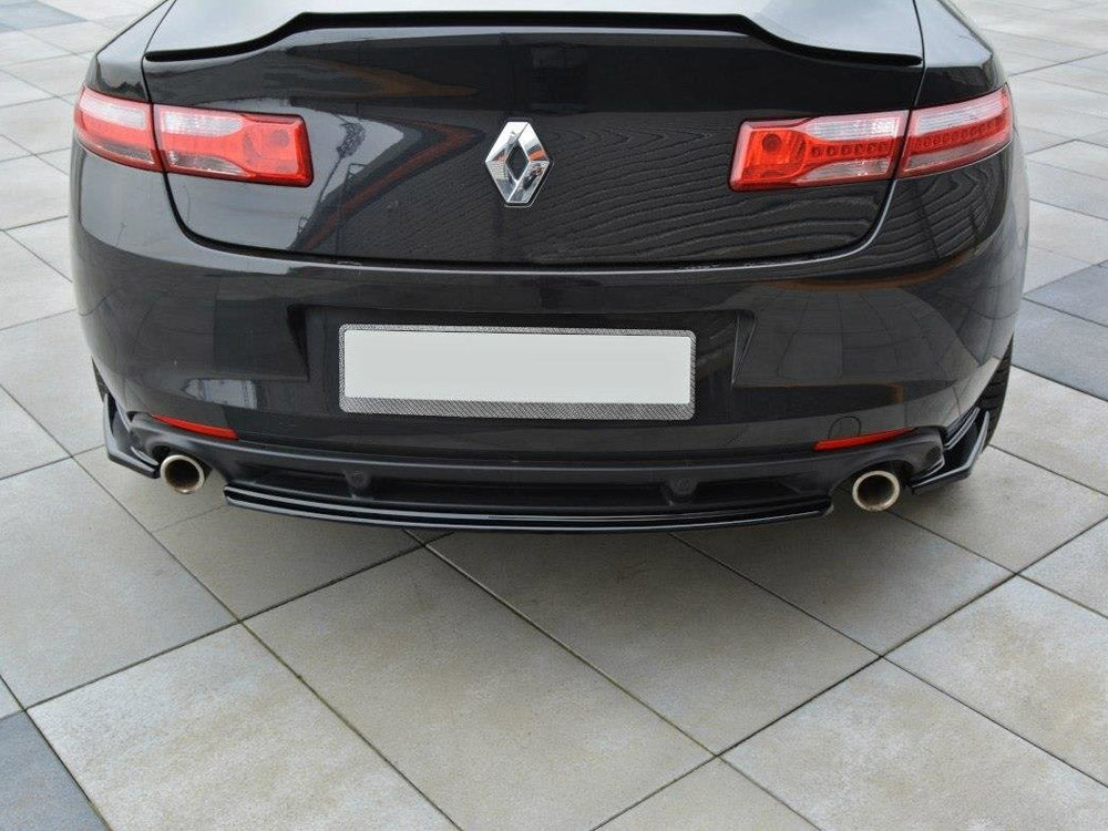 Rear Side Splitters Renault Laguna MK 3 Coupe (2008-2015) - Textured