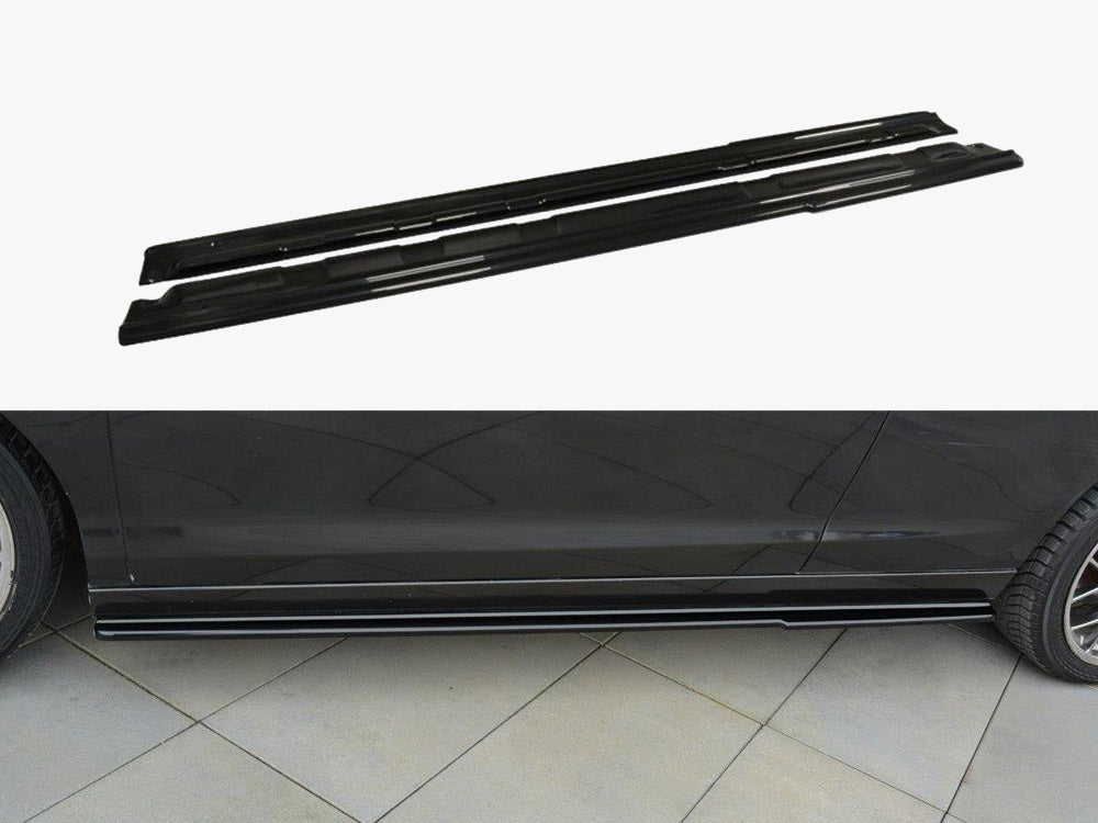 Side Skirts Splitters Renault Laguna MK 3 Coupe (2008-2015) - Carbon Look
