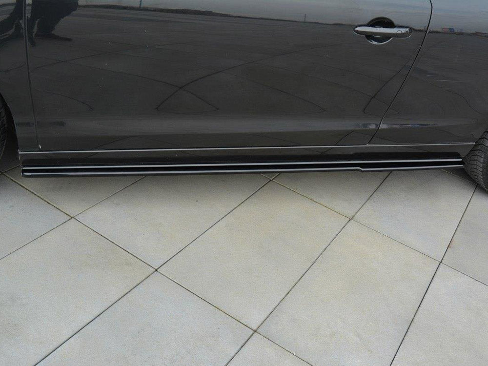 Side Skirts Splitters Renault Laguna MK 3 Coupe (2008-2015) - Carbon Look