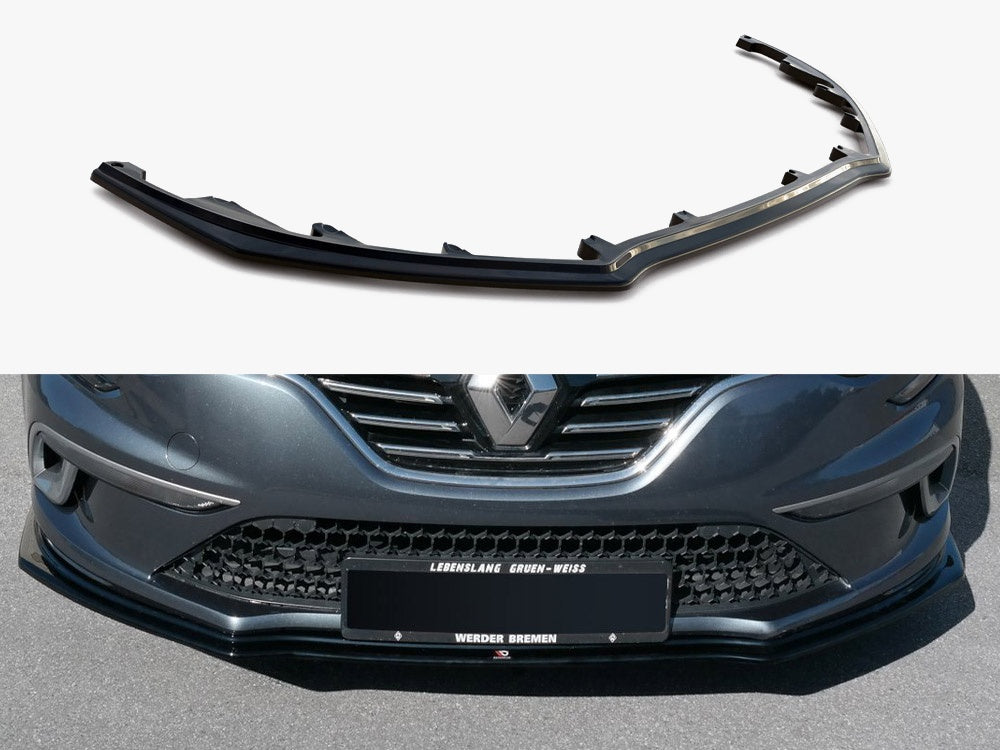 Front Splitter Renault Megane MK4 Gt-line (2016-) - Textured