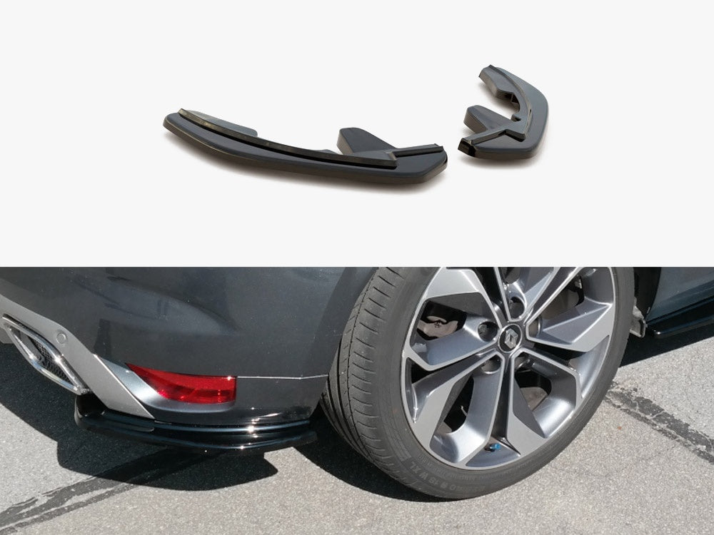 Rear Side Splitters Renault Megane MK4 Gt-line (2016-) - Textured