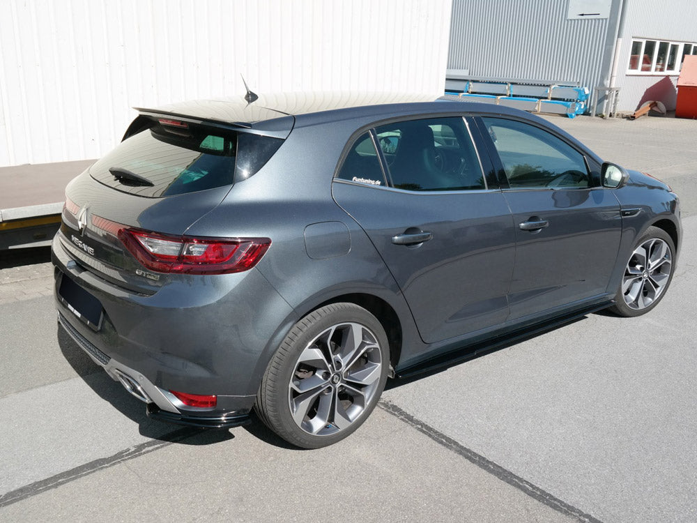 Rear Side Splitters Renault Megane MK4 Gt-line (2016-) - Textured