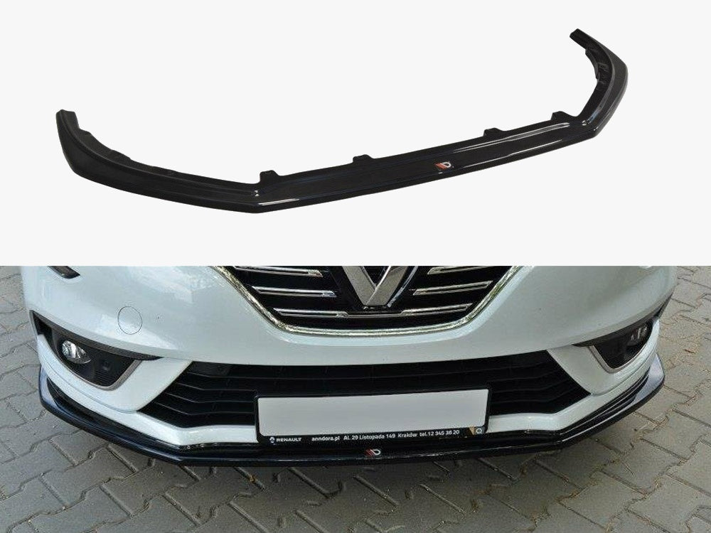 Front Splitter Renault Megane MK4 Hatchback (2016-UP) - Textured