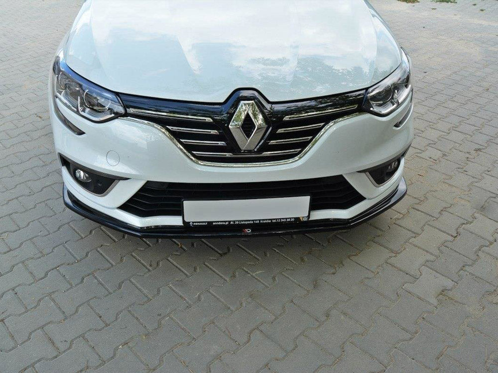 Front Splitter Renault Megane MK4 Hatchback (2016-UP) - Textured