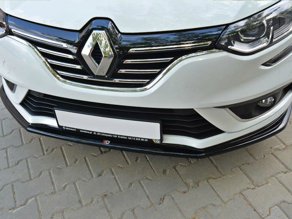 Front Splitter Renault Megane MK4 Hatchback (2016-UP) - Textured
