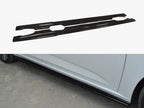 Side Skirts Diffusers Renault Megane MK4 Hatchback (2016-UP) - Textured