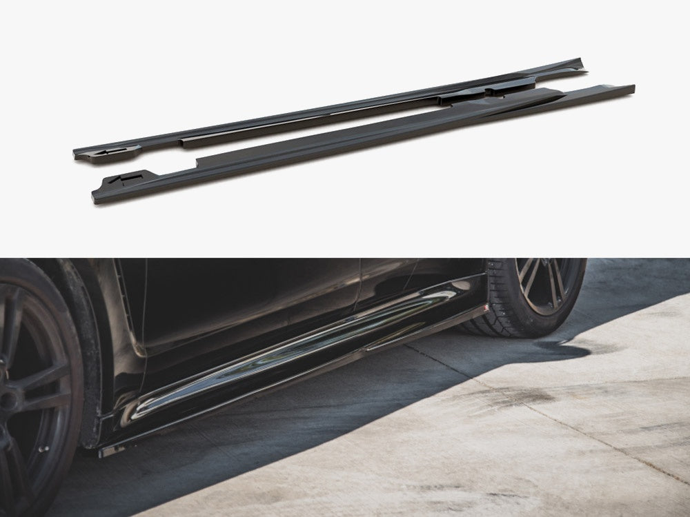 Side Skirts Diffusers V1 Porsche Panamera Turbo 970 Facelift (2013-2016)