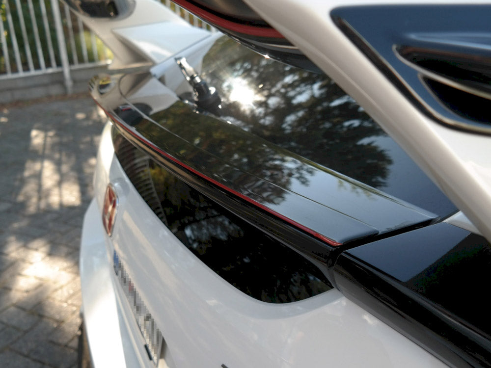 Bottom Spoiler CAP V.3 Honda Civic Type-R Mk10 - Carbon Look